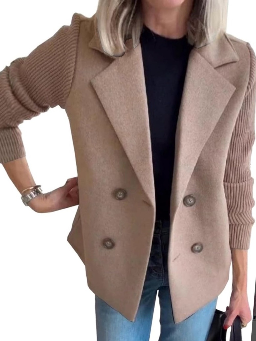 Double breasted blazer